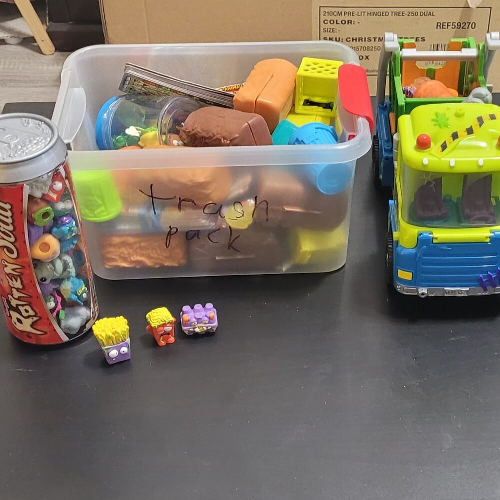 Trash Pack Toy Lot – Trucks + Figures + Accessories